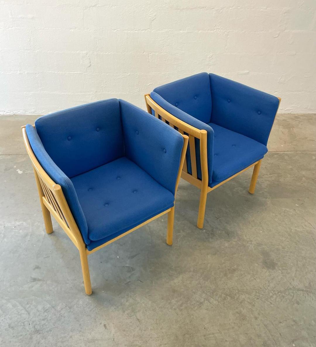 Pair of beach house armchairs - Mid Century Modern Adelaide