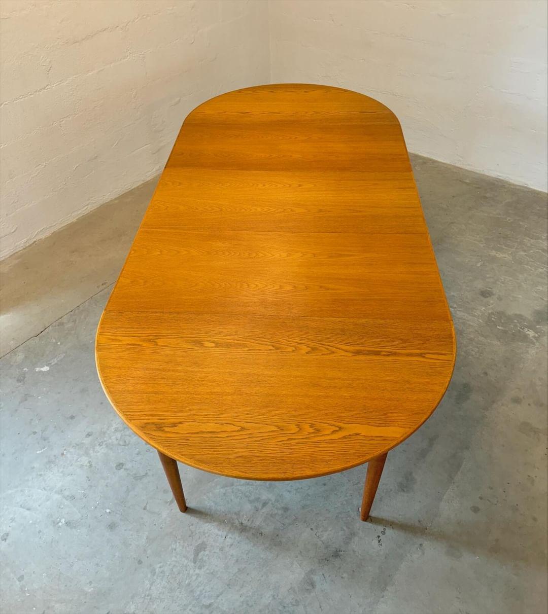 Large Danish teak mid century table. - Mid Century Modern Adelaide