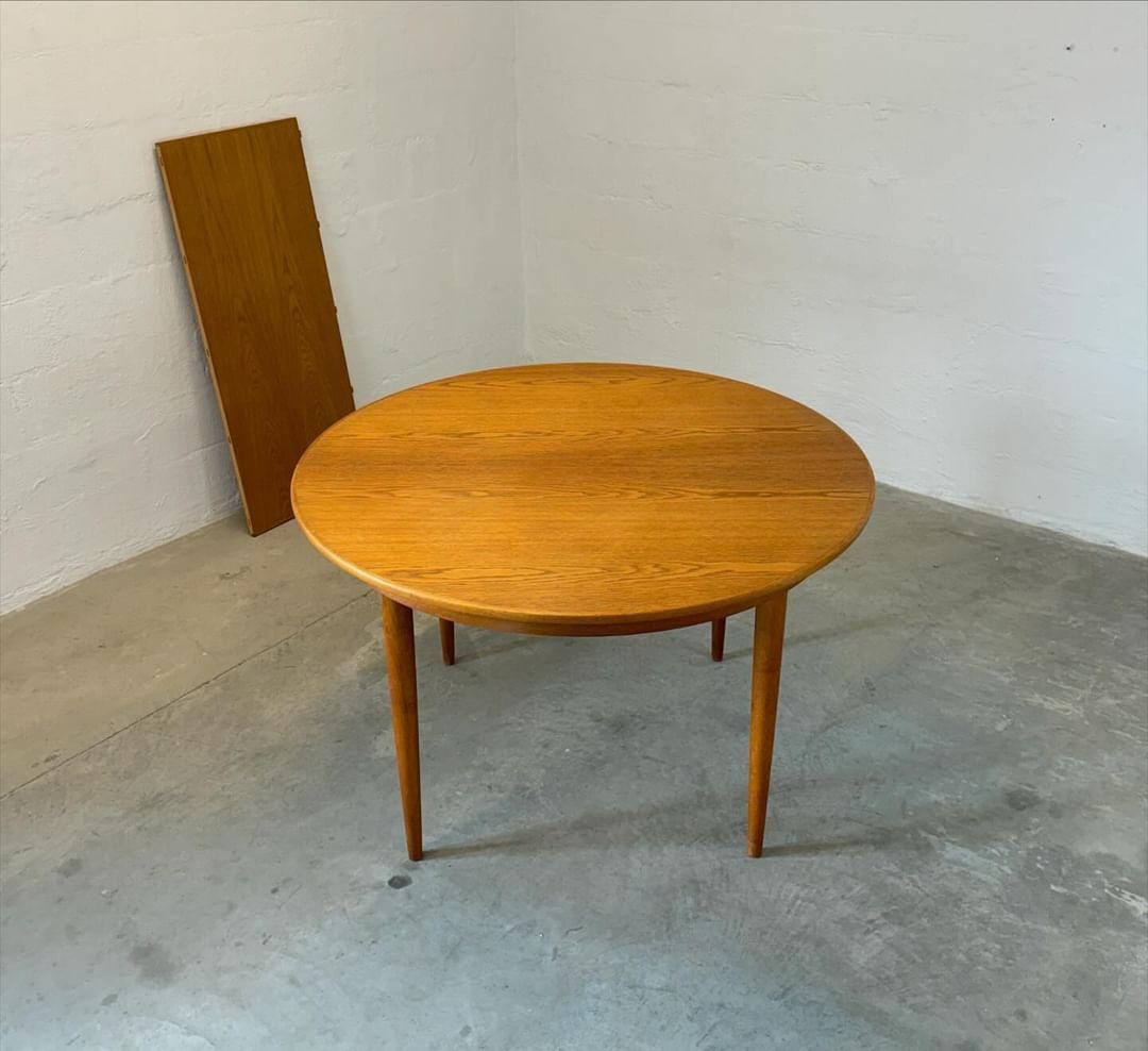 Large Danish teak mid century table. - Mid Century Modern Adelaide