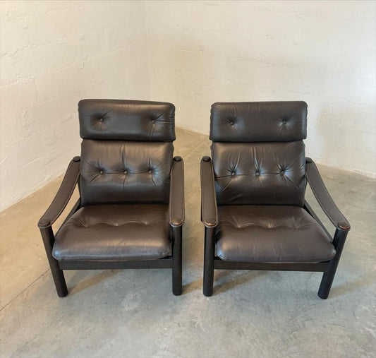 Pair of 1970s chairs, Ebbe Ghl & Soren Nissen - Mid Century Modern Adelaide