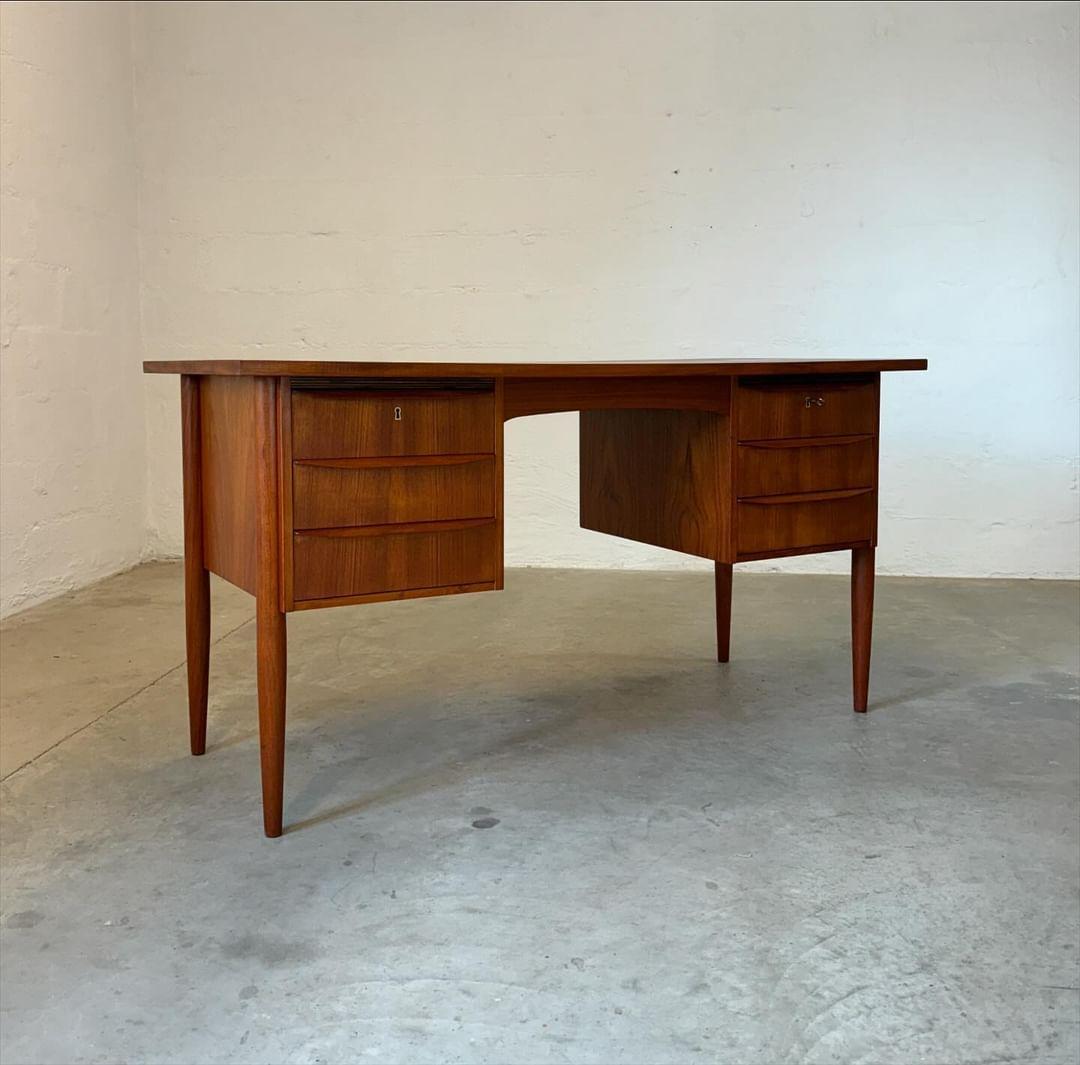 Teak desk - Mid Century Modern Adelaide