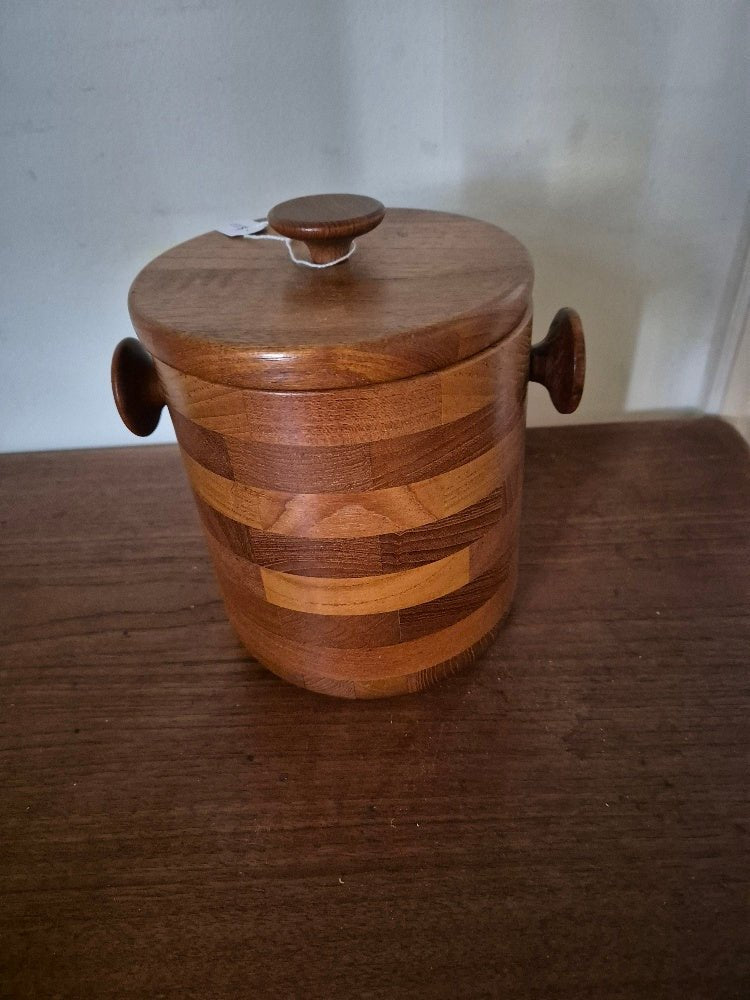 Teak ice bucket - Mid Century Modern Adelaide